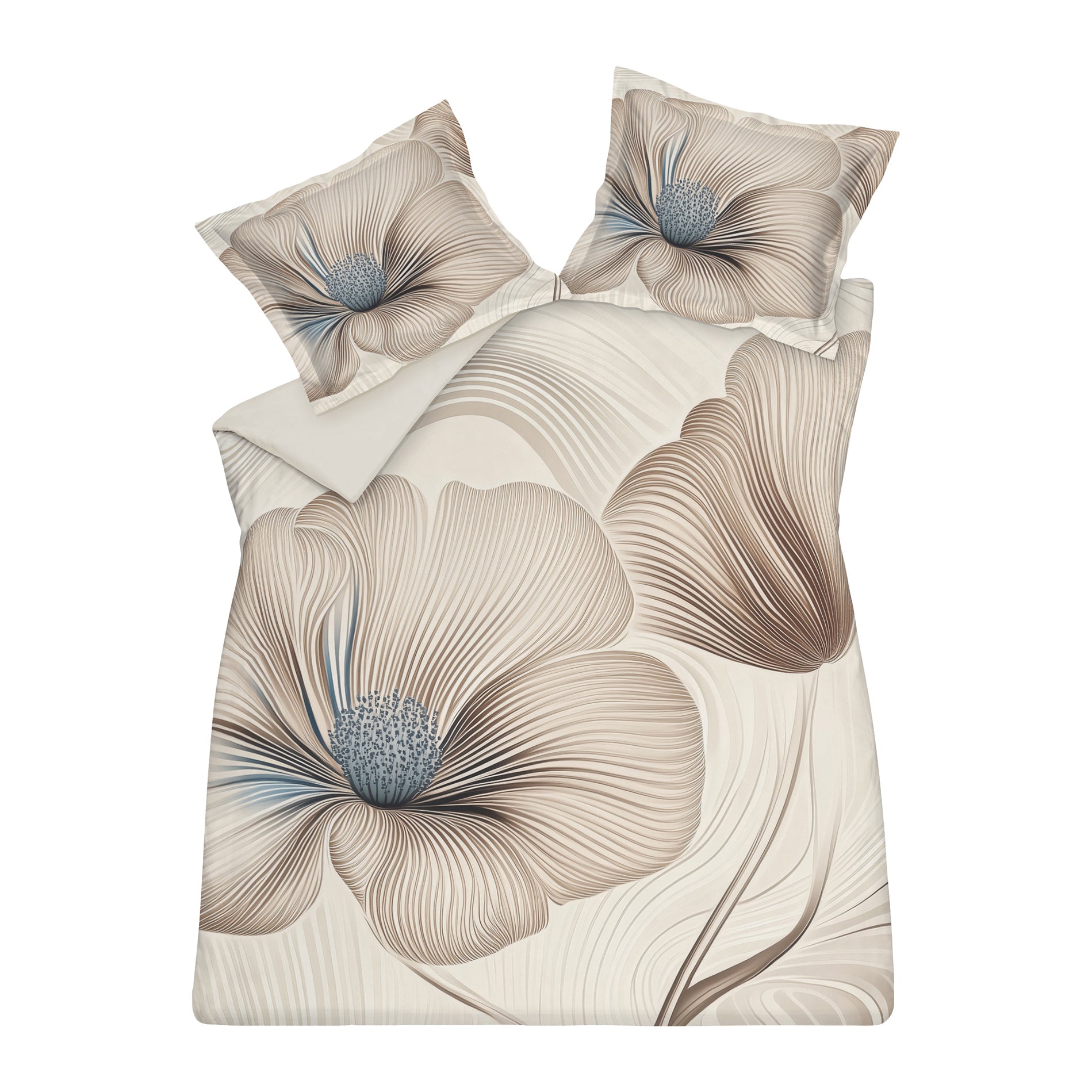 Vandyck Royal Garden Dekbedovertrek 200x200/220 cm - Cream Tan