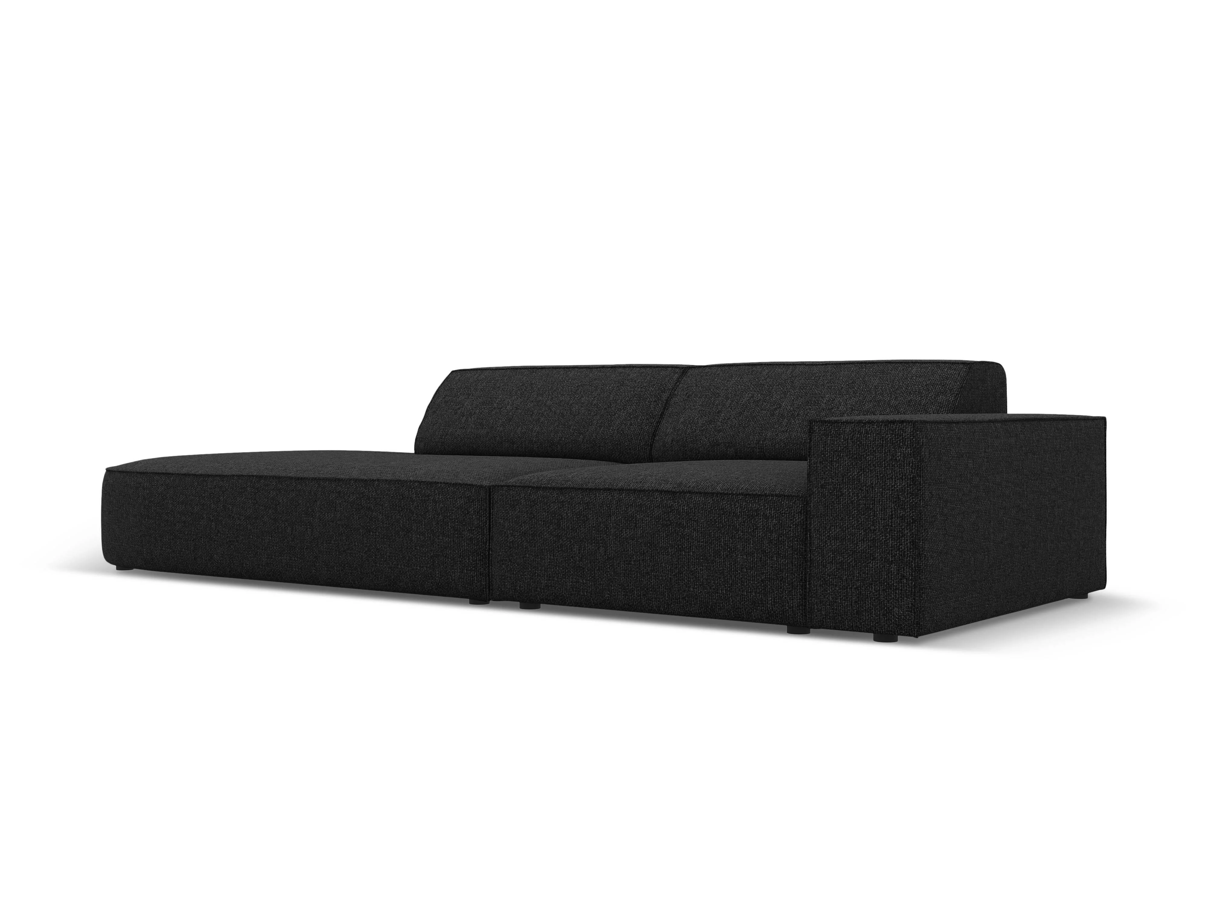 3-zitsbank Jodie links chenille afgerond
