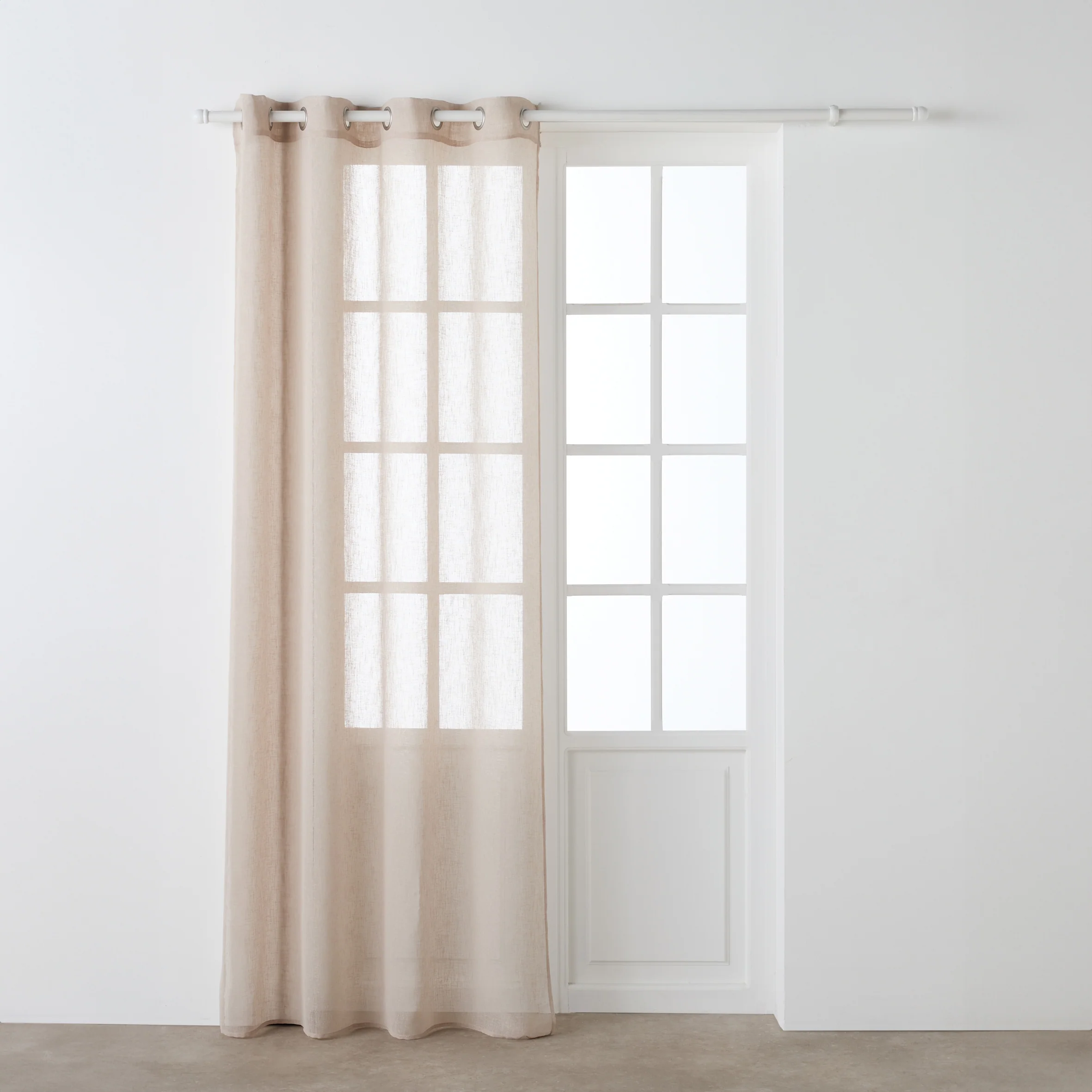 Voilage PROCIDA coloris lin 140 x 240 cm