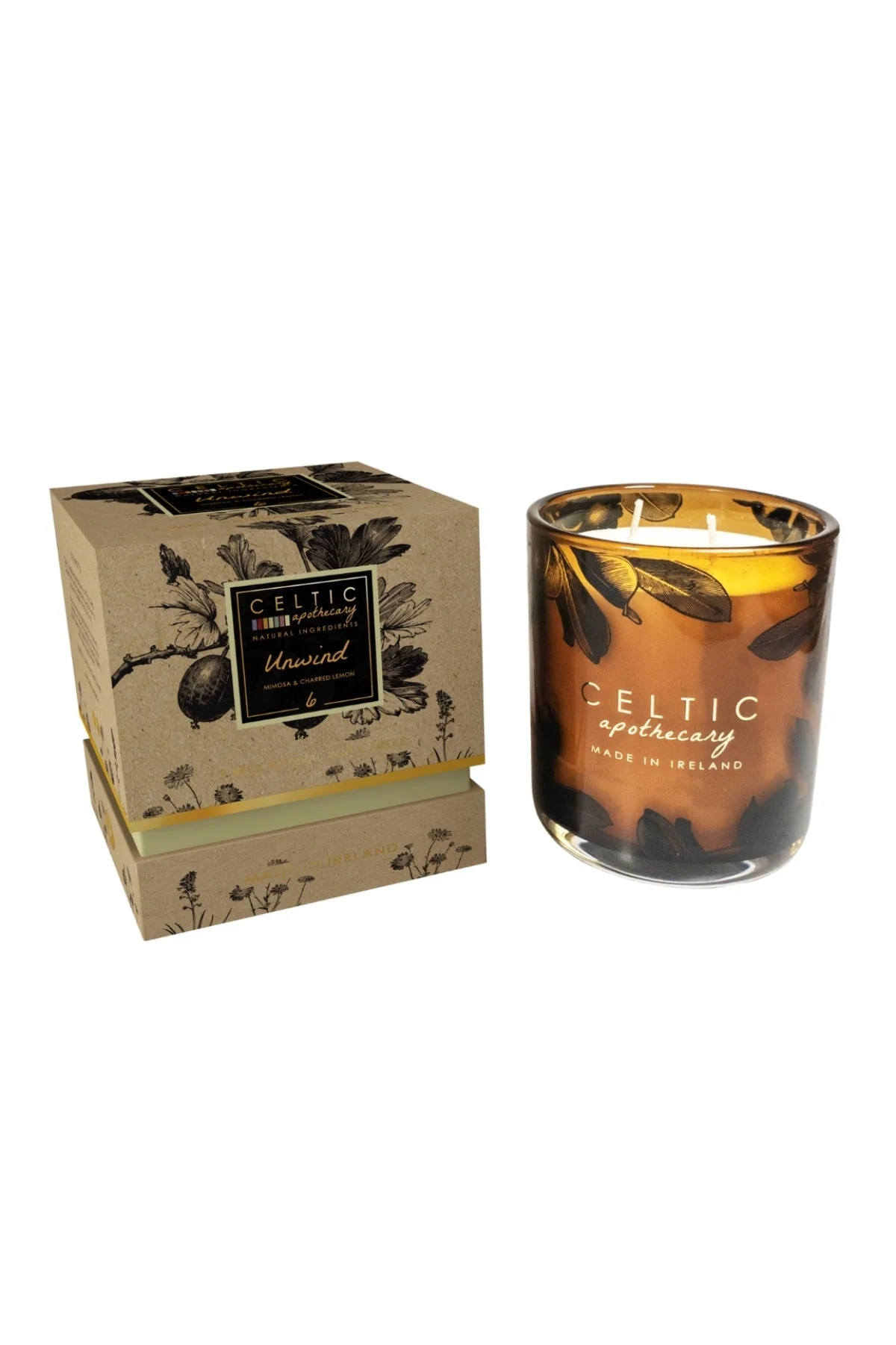Organic Double Wick Unwind Candle