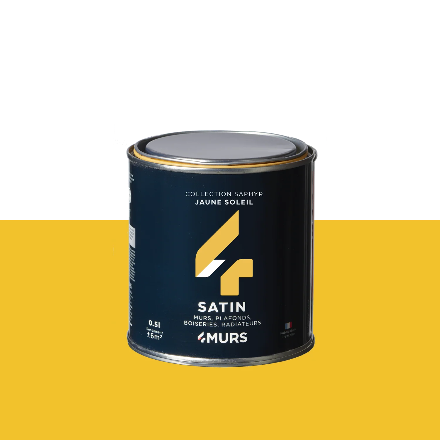 Saphyr Peinture Finition Peinture jaune soleil Satiné 0,5 L