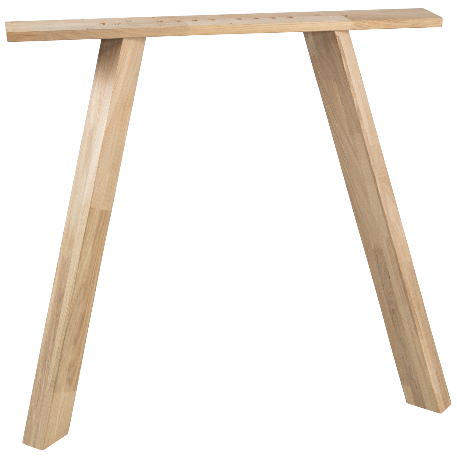 WOOOD 3-standen poot vierkant kd Tablo - Eiken - Naturel - set van 2