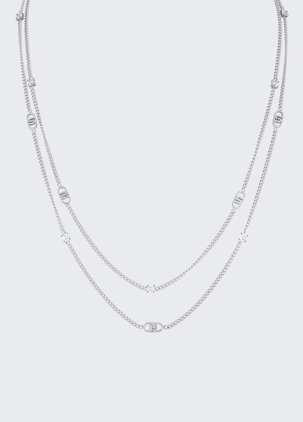 Collana multifilo con brill