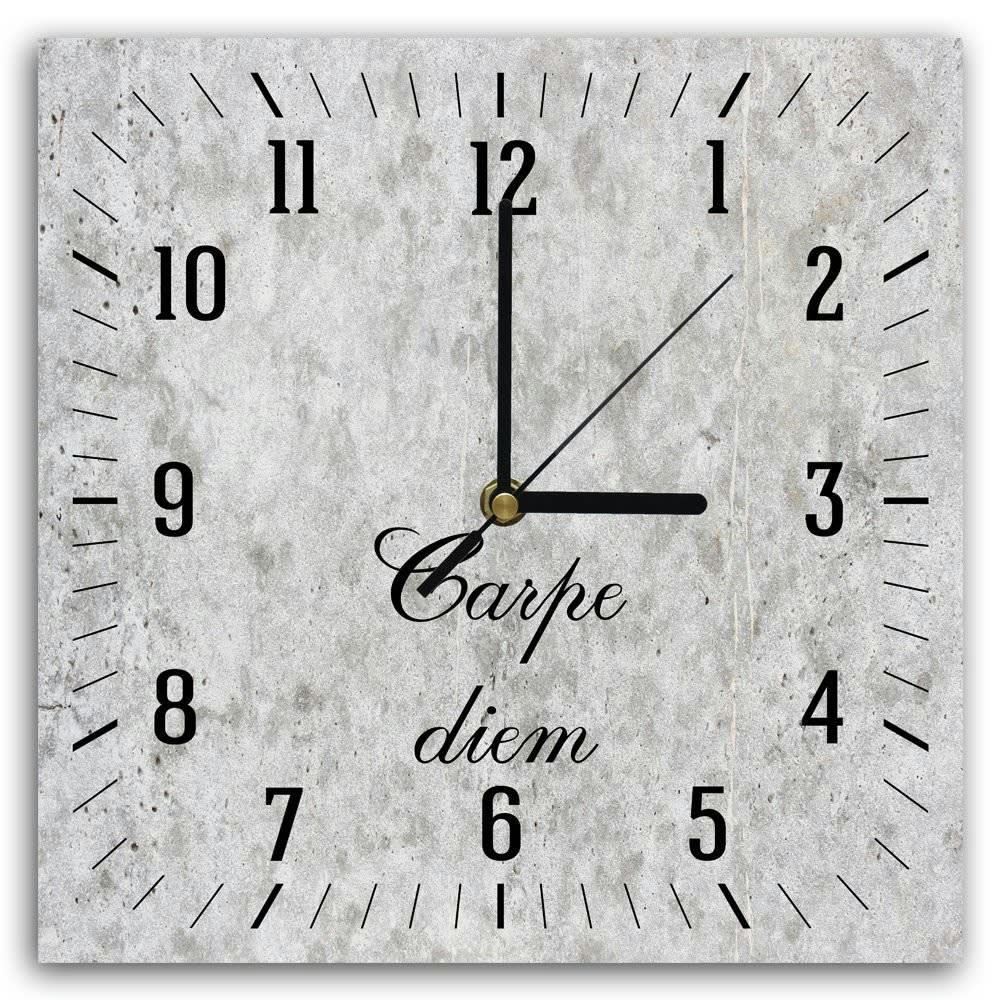 - Horloge murale Carpe Diem 30x30cm