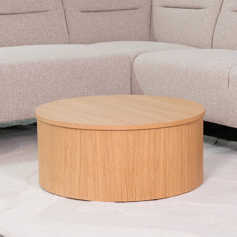 LABEL51 - Salontafel Oliva 70 cm - Naturel Eiken
