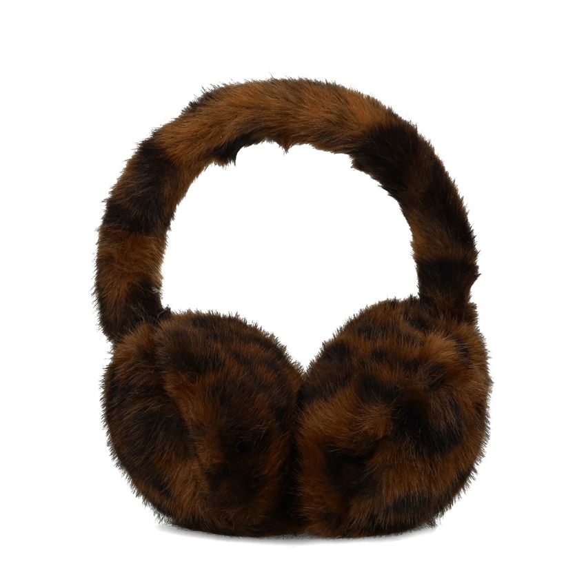 Manfield Leopard faux fur oorwarmers