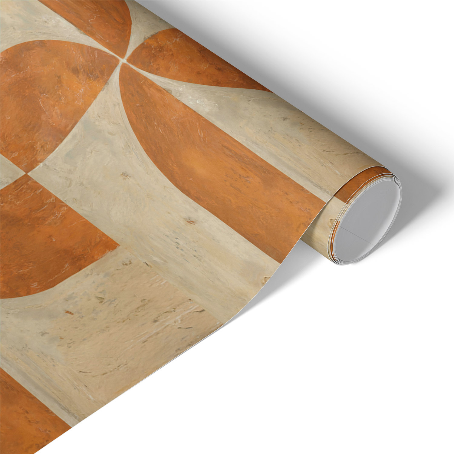 Okleina meblowa Pomarańczowe kształty 50x100 Folia samoprzylepna