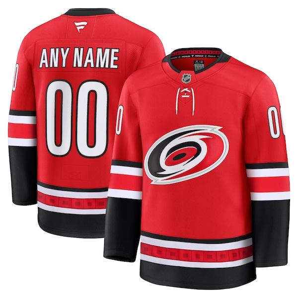 Carolina Hurricanes  Alternate Premium Custom Jersey - Red/Black/White