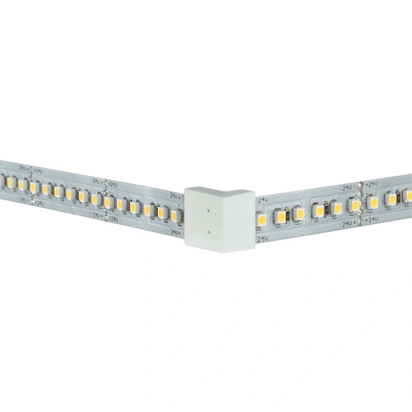 Verbindungselement, Edge-Connector, Kunststoff, weiß