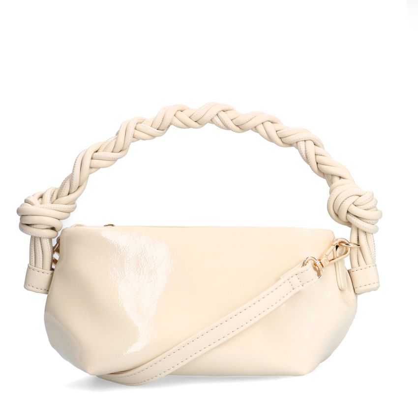 Manfield Off white lak handtas