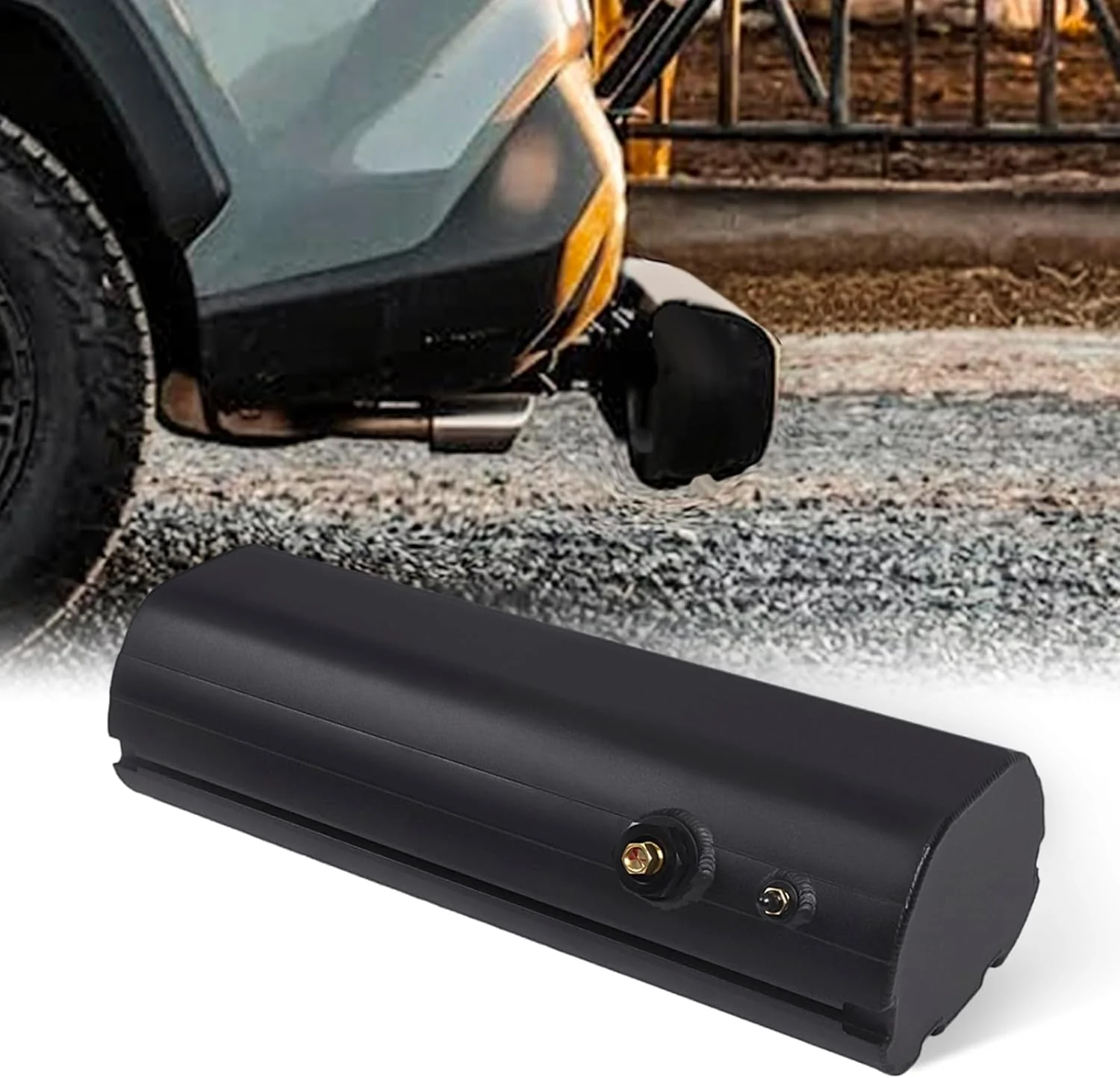 Galvanized Pressure Water Tank, Frame-Style Water Storage for Vehicles, Trucks, SUVs, Ideal for Camping Showers & Outdoor Activities