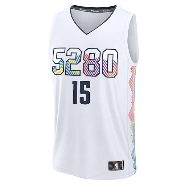 Nikola Jokic Denver Nuggets  2024/25 Fast Break Player Jersey - City Edition - White