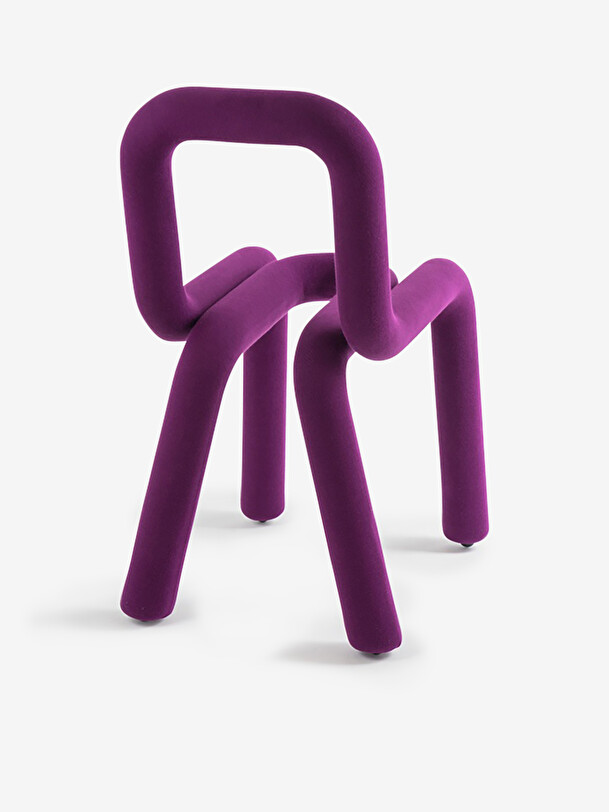 Chaise bold violet - moustache violet