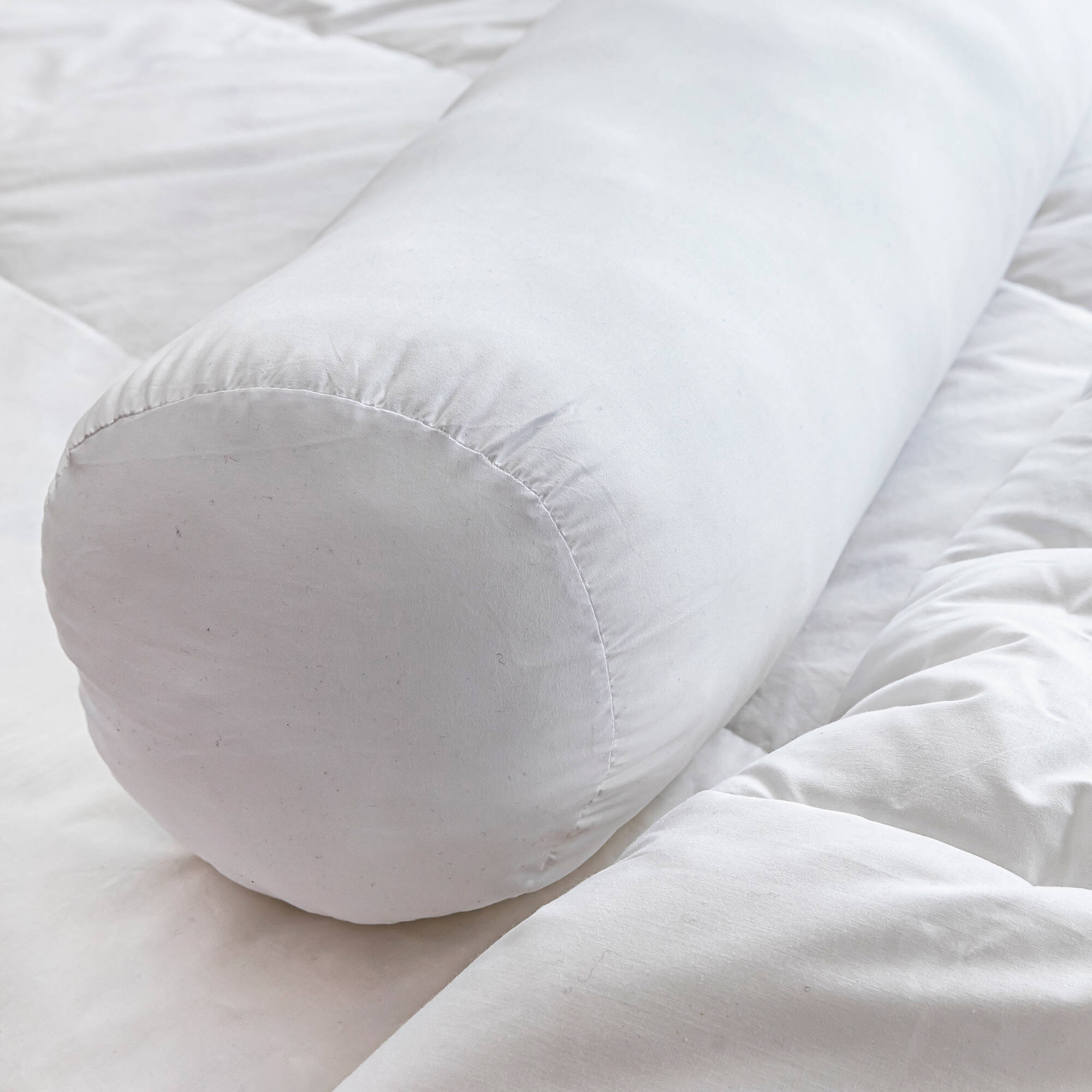 Traversin microfibre confort moelleux