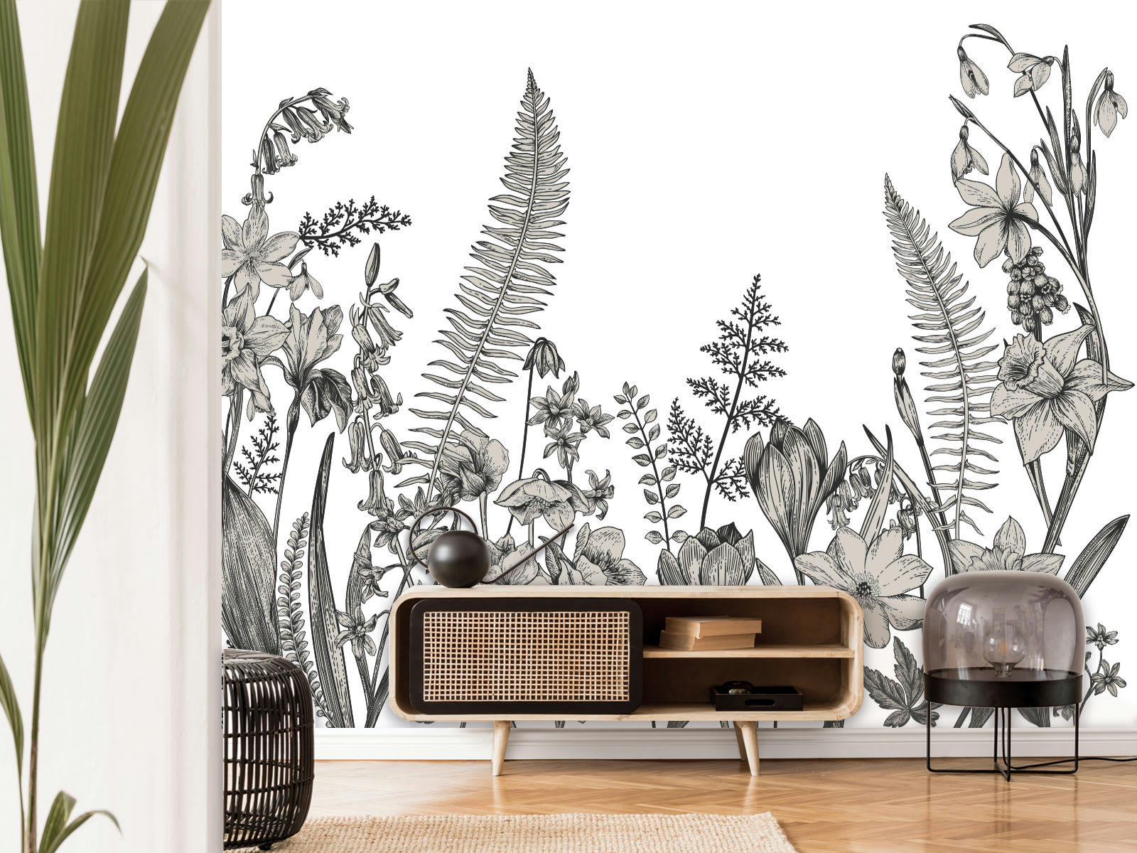 - Papier peint panoramique adhésif sacre du printemps sépia 3m50x2m50