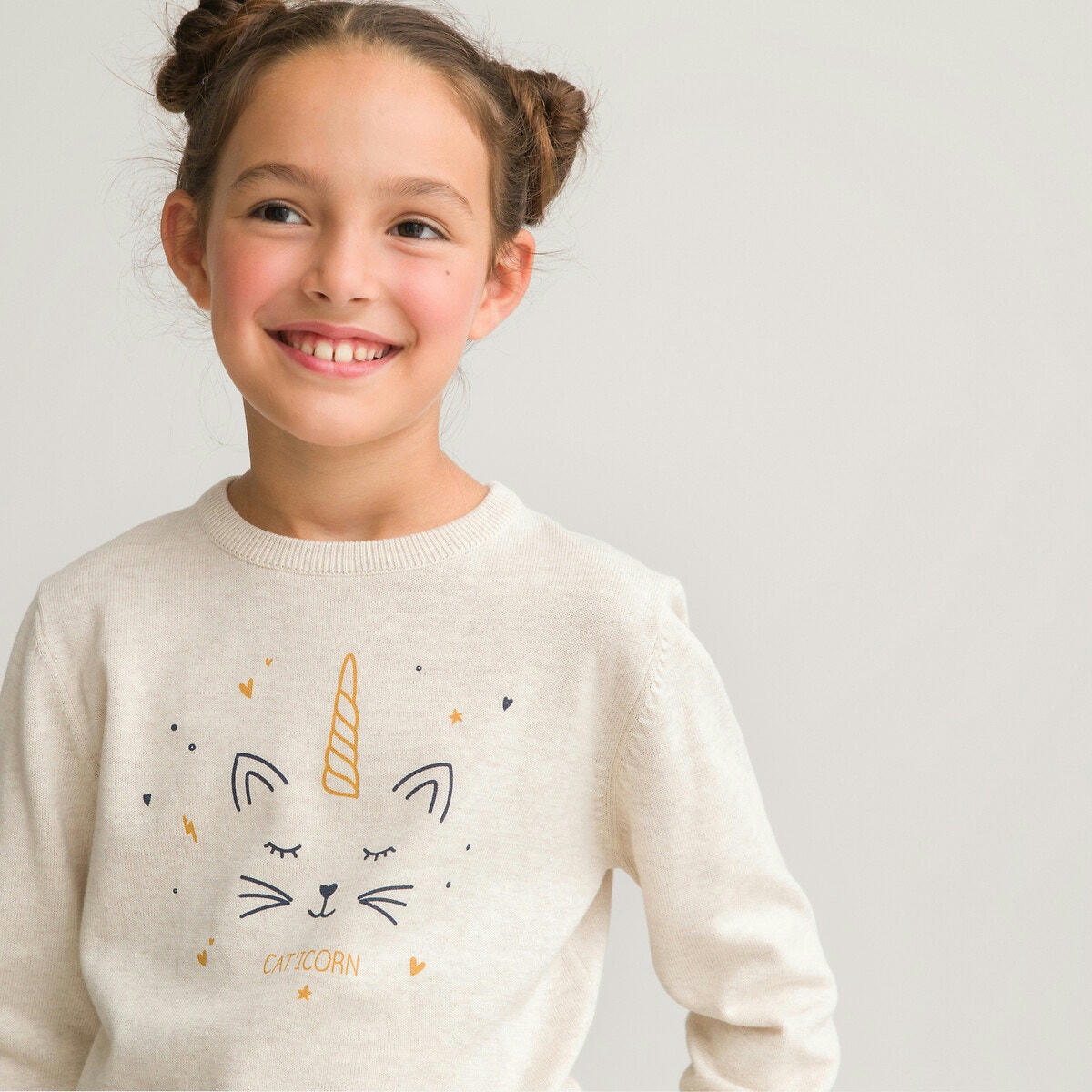 Pull col rond en fine maille