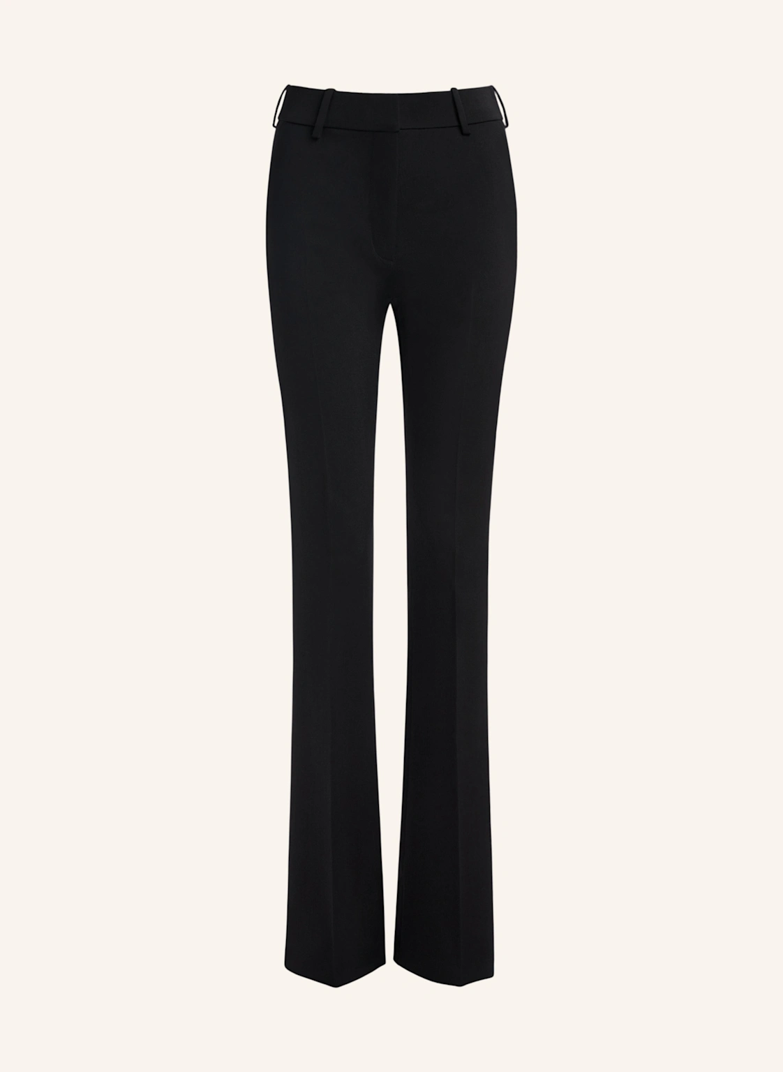 BALMAIN Hose mit niedriger Leibhöhe aus Wollsatin