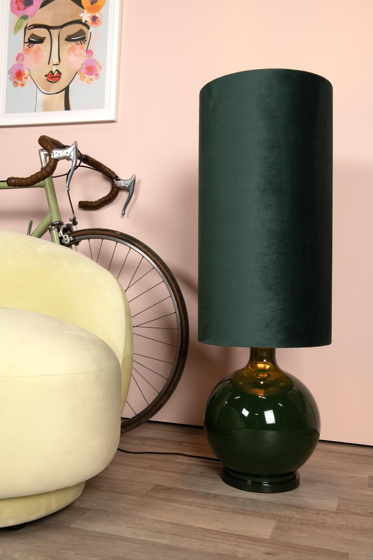 Lucide vloerlamp ESTERAD - 1xE27 - Groen