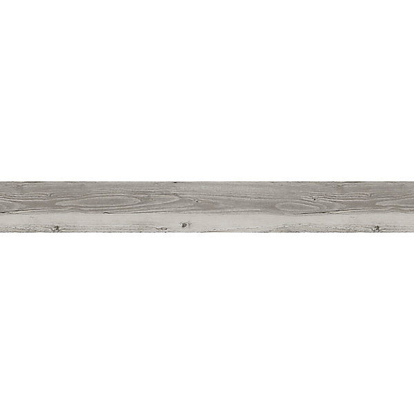 Lame PVC clipsable Baila décor bois gris rustique L. 122 x l. 15 cm GoodHome