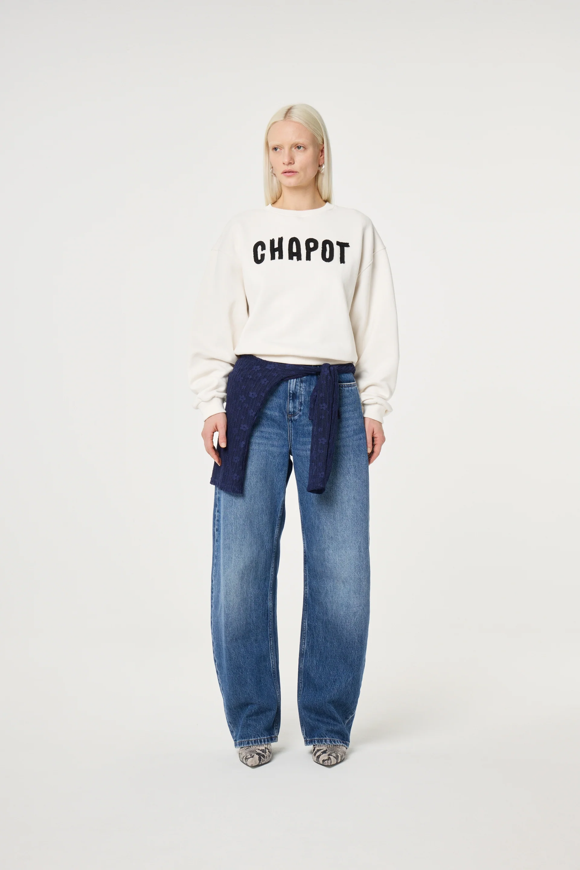 Terry Sweater | Cosy White