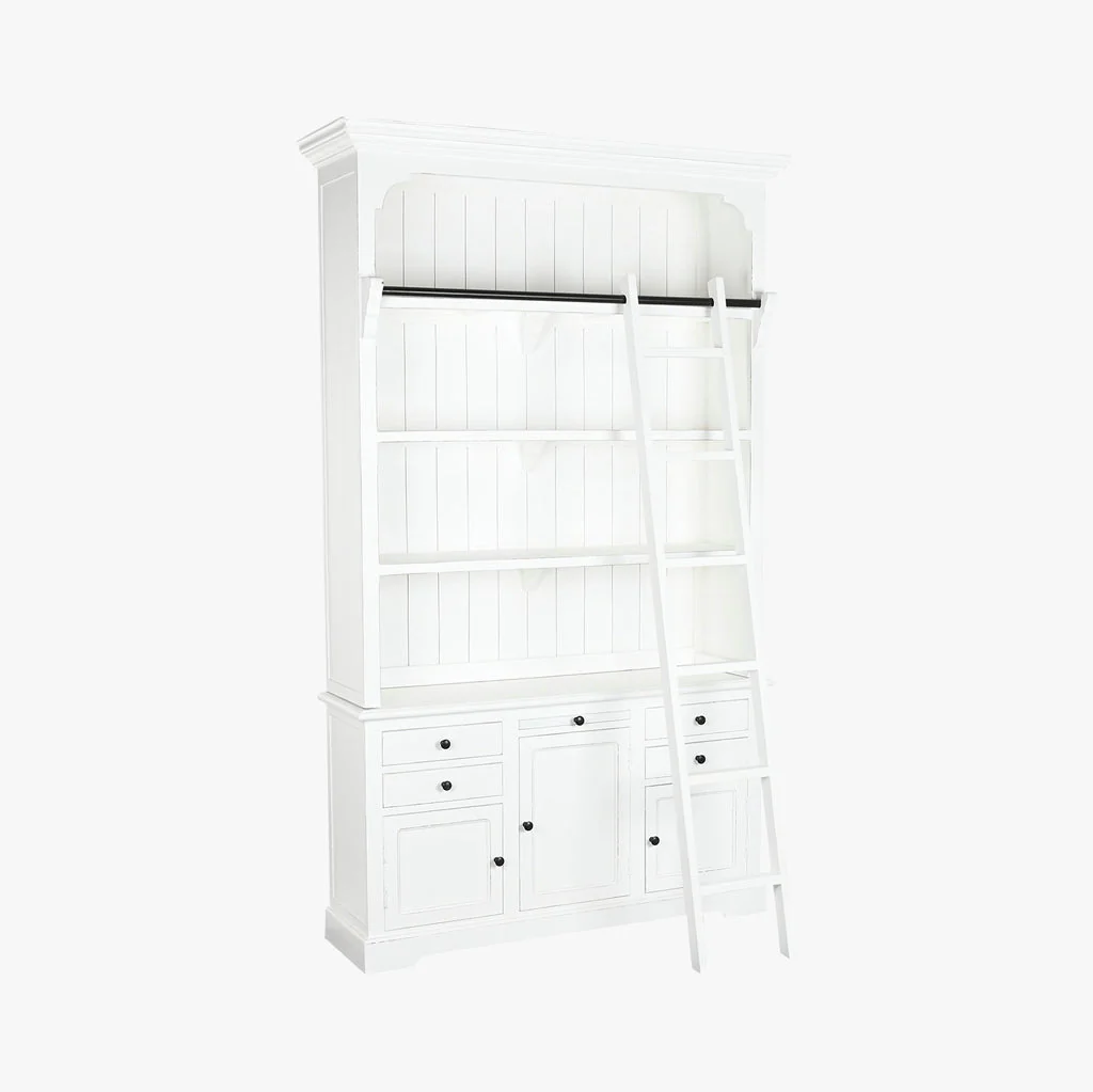 Estante Livreiro Branca 137x38x234 JASMIN