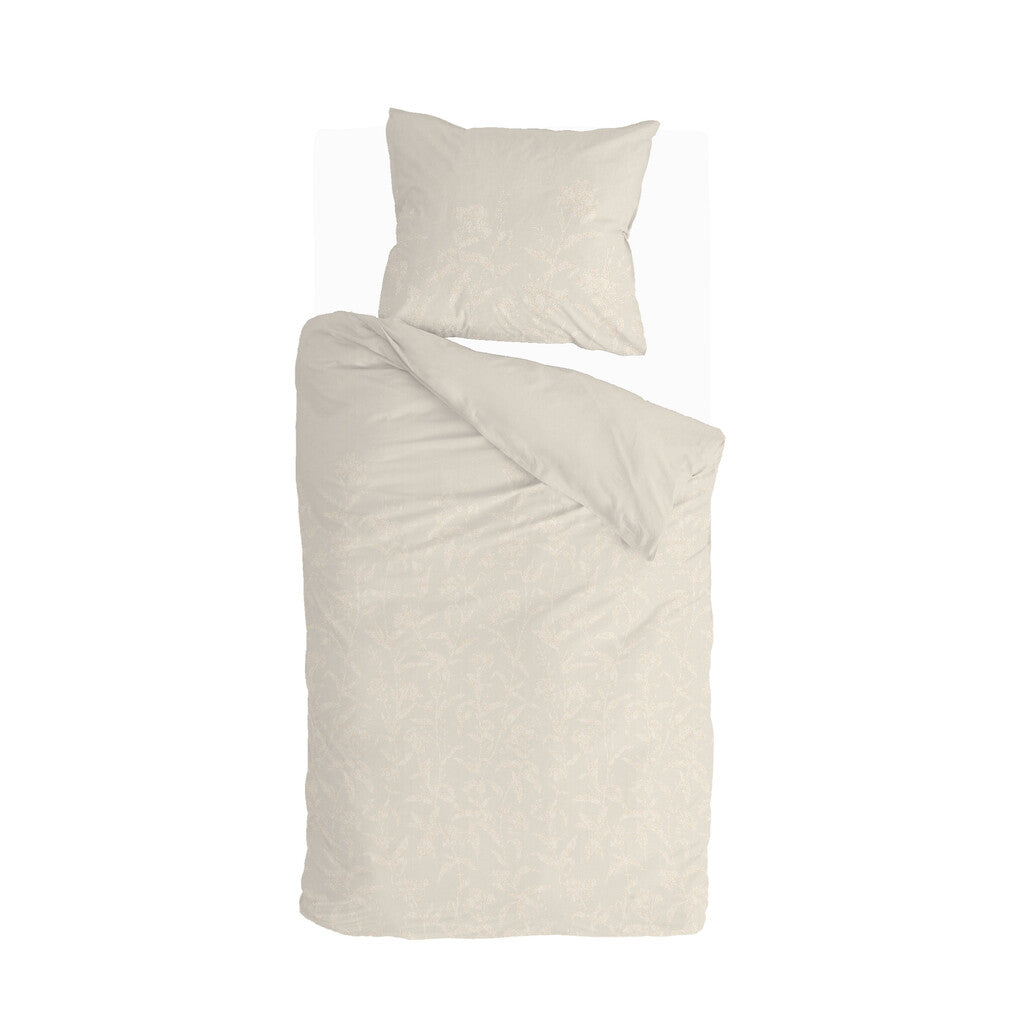Walra - Dekbedovertrek Yarrow Elegance - 140x220 cm - Zand