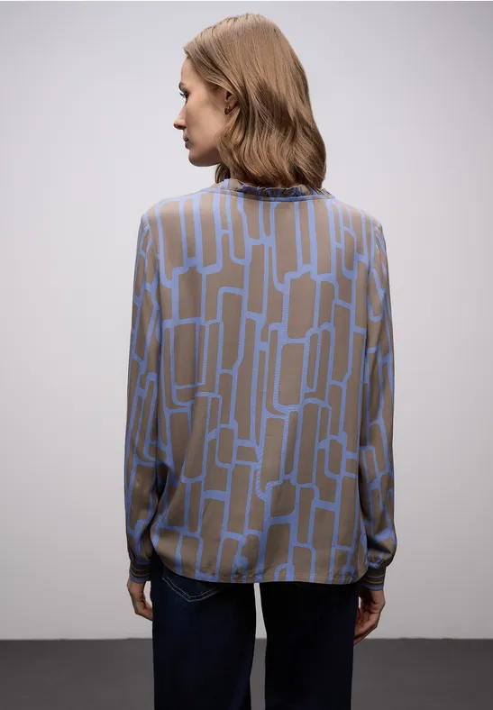 Gemusterte Tunika mit Tape