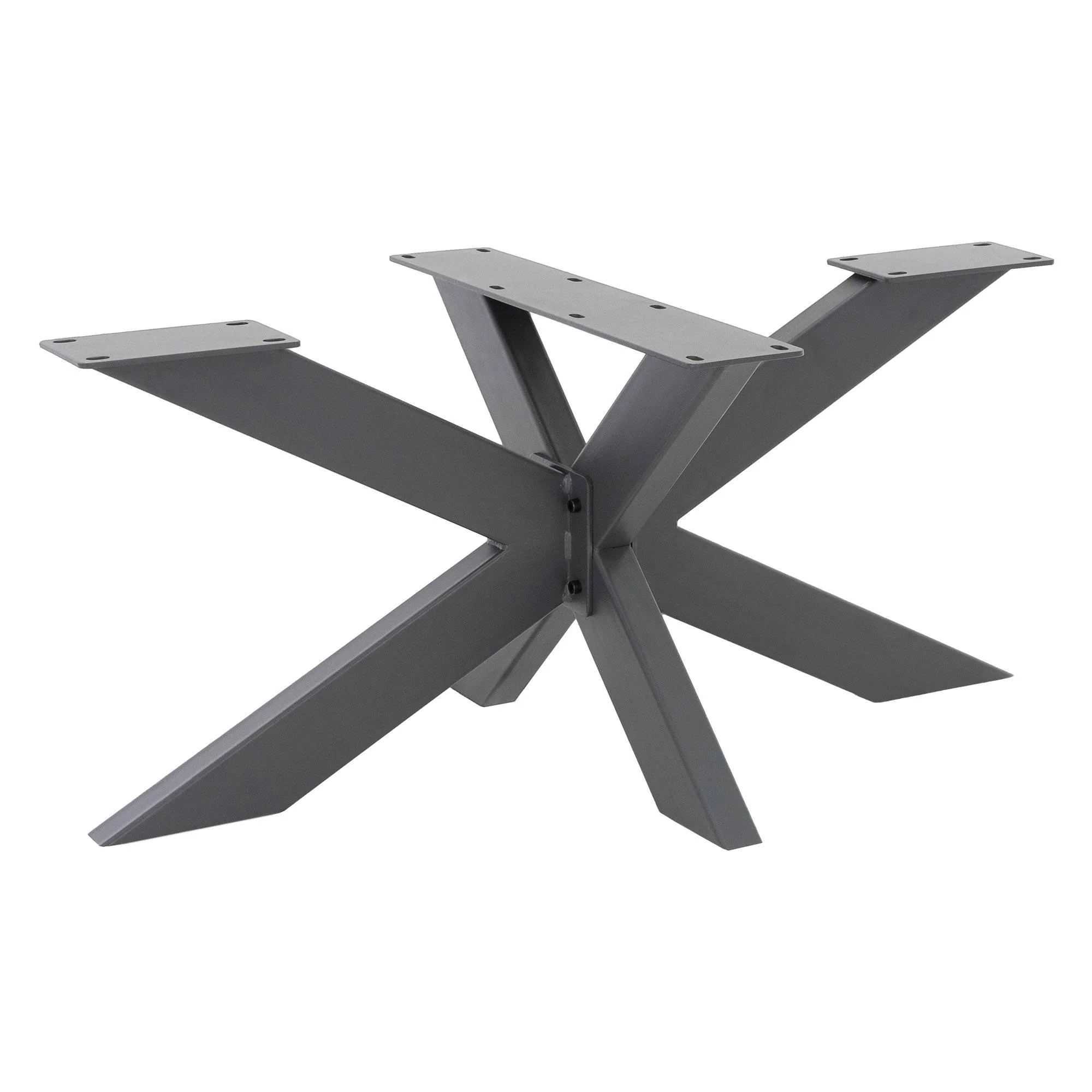 Onderstel eettafel X-poten grijs