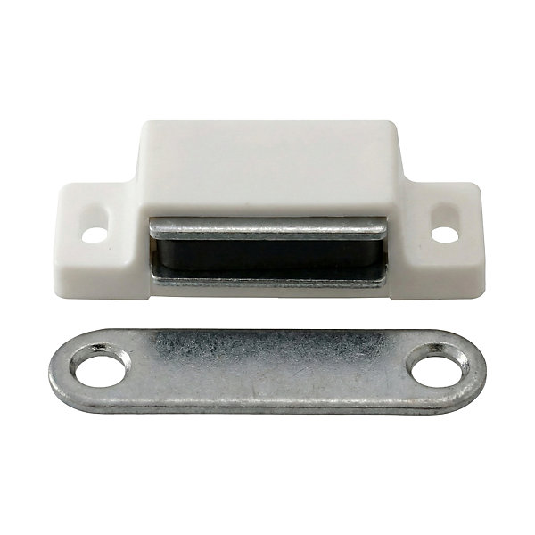 Loqueteau blanc 4 kg entraxe 34 mm vendu par 2