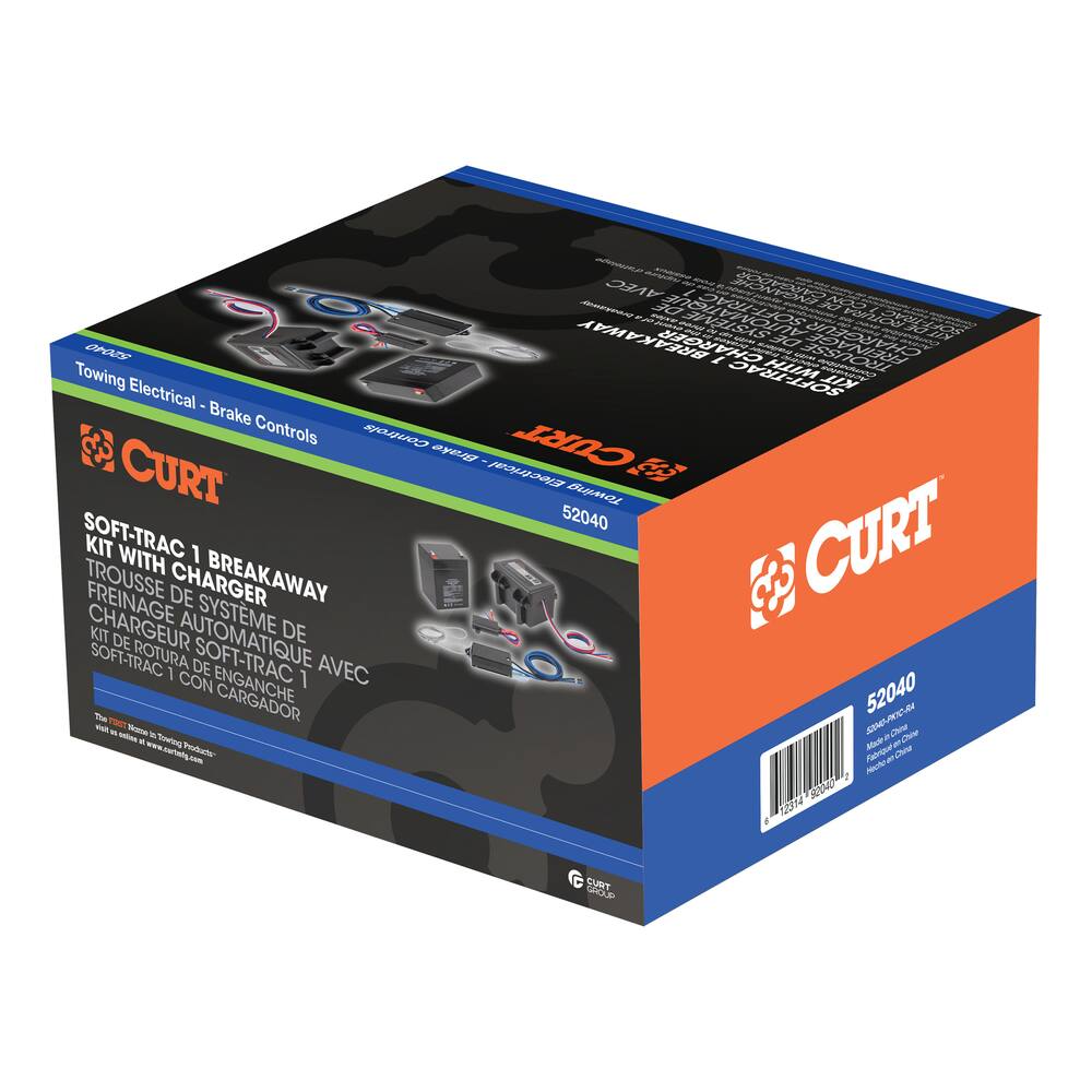 CURT Soft-Trac 1 Breakaway Kit with Charger