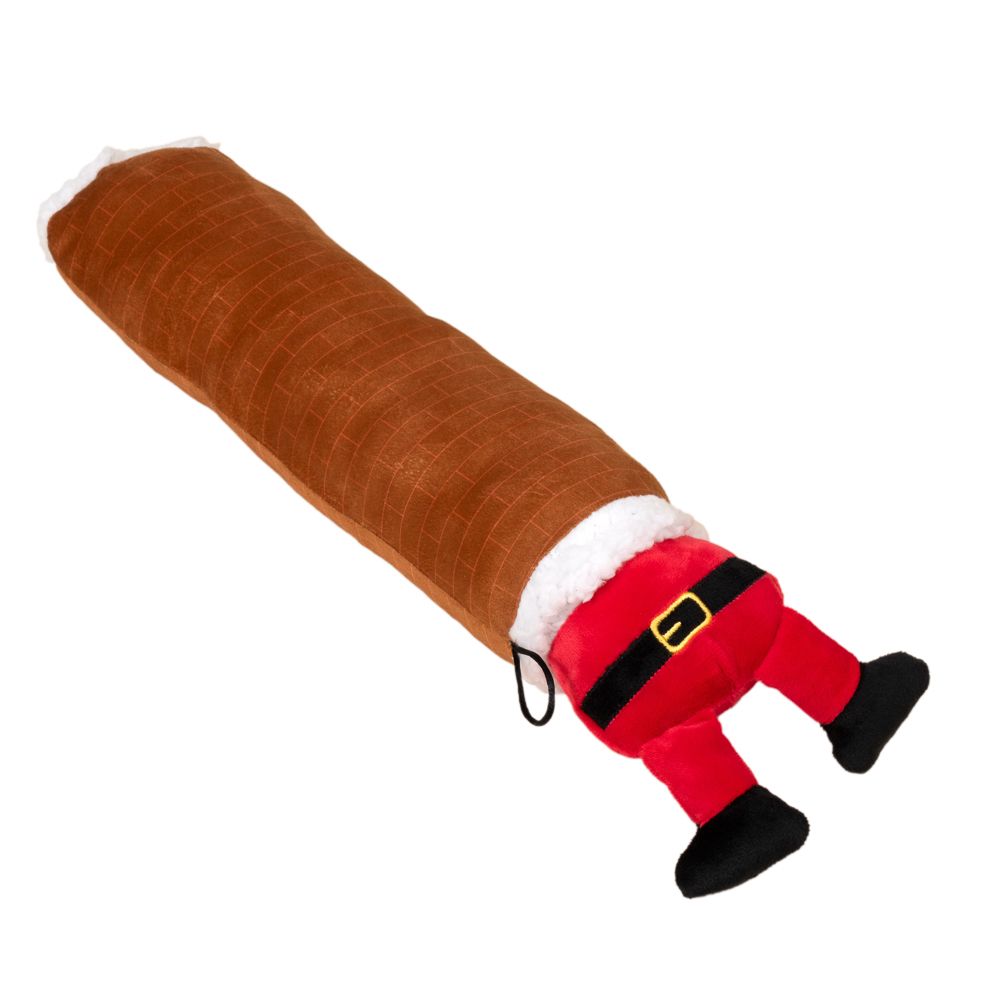 TIAKI Santa's Chimney Plush Dog Toy