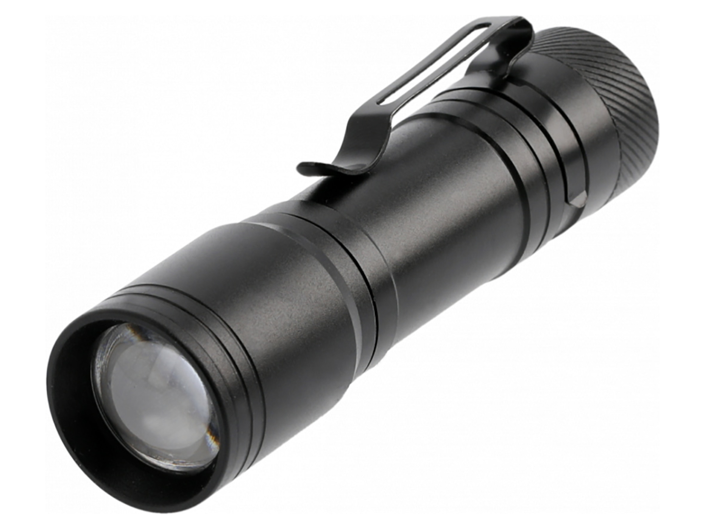 Latarka LED aluminiowa czarna