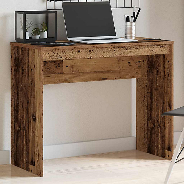 Bureau vieux bois 90x40x72 cm bois d'ingénierie vidaXL