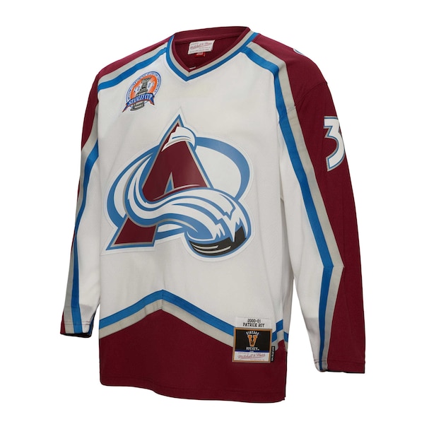 Patrick Roy Colorado Avalanche  2000/01 Blue Line Player Jersey - White