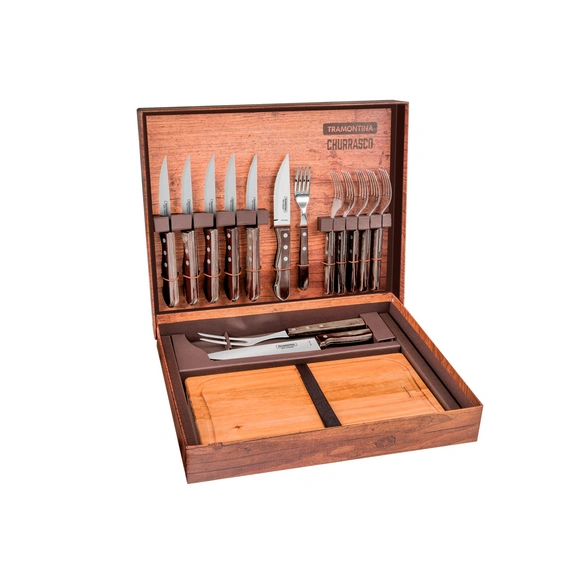 Grillkoffer »Churrasco«, rostfreier Edelstahl/Holz