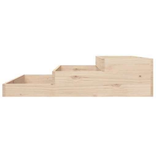 NNEVL Planter 107x107x27 cm Solid Wood Pine