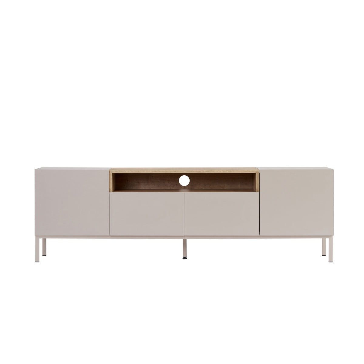 Calicosy - TV-meubel OLIVER - beige 160x35x50 cm