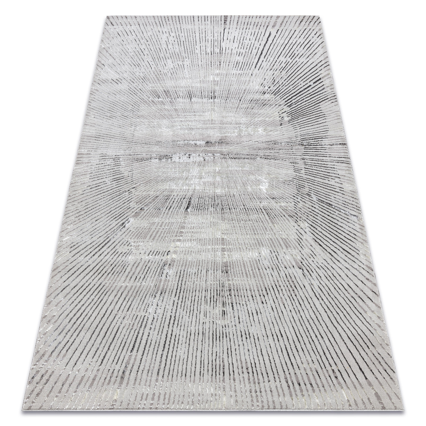 Dywan BLISS Z206AZ256 jasnoszary / szary - Linie, nowoczesny, 80x150 cm