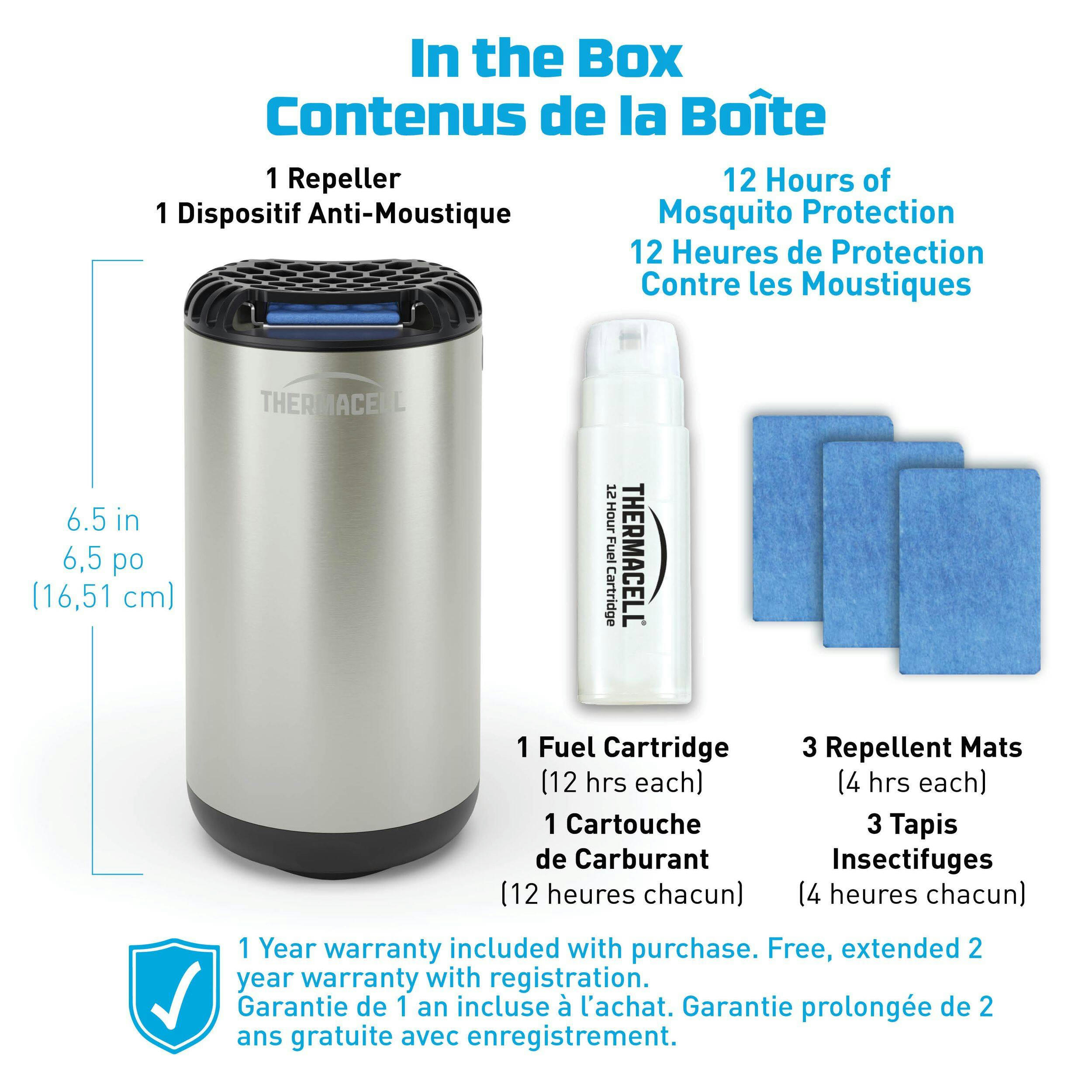 Thermacell Mosquito Repellent, Metal Edition
