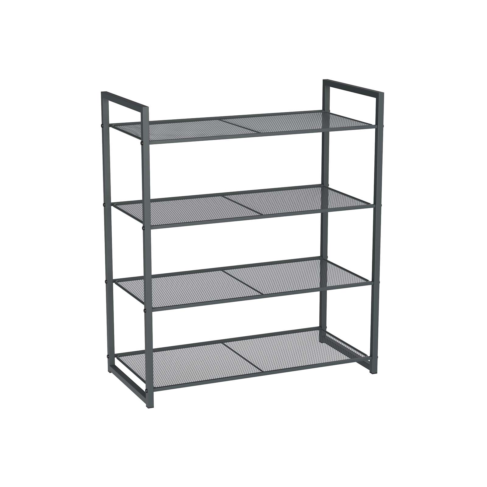 Étagère à chaussures maille gris