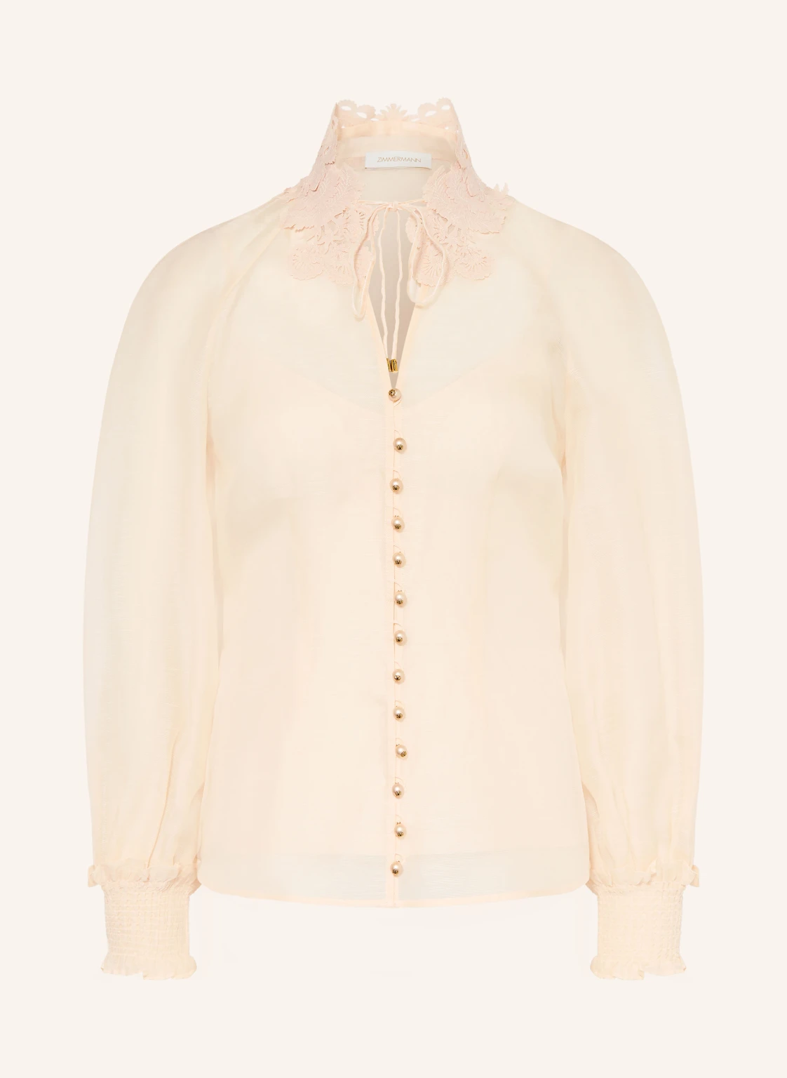 ZIMMERMANN Bluse REBELLION mit Leinen