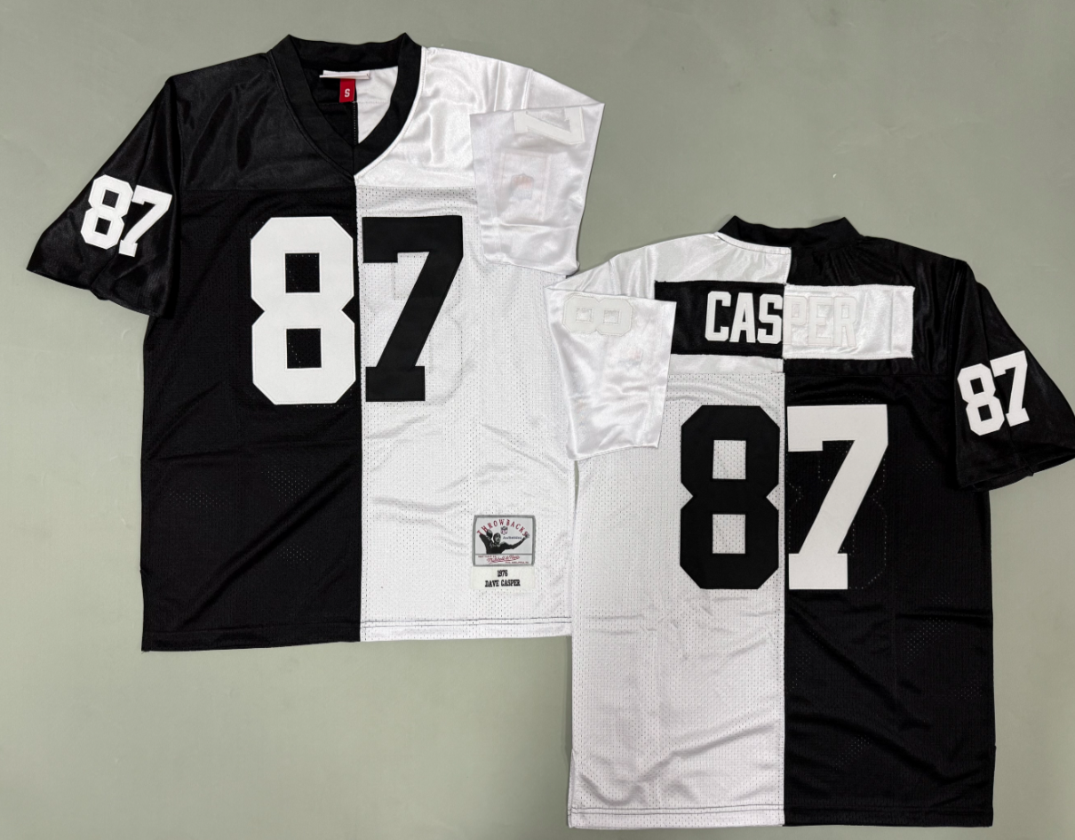 Dave Casper Las Vegas Raiders Authentic Split Throwback Retired Player Jersey