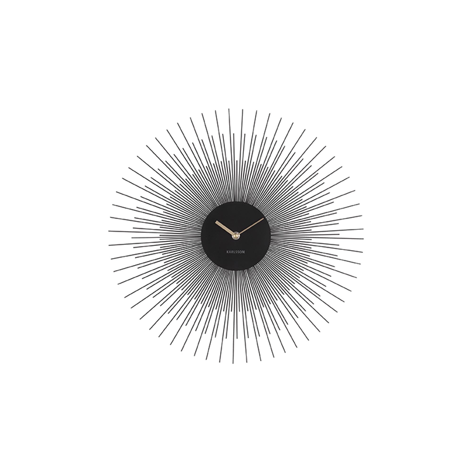 Karlsson wandklok - zwart - Ø45cm