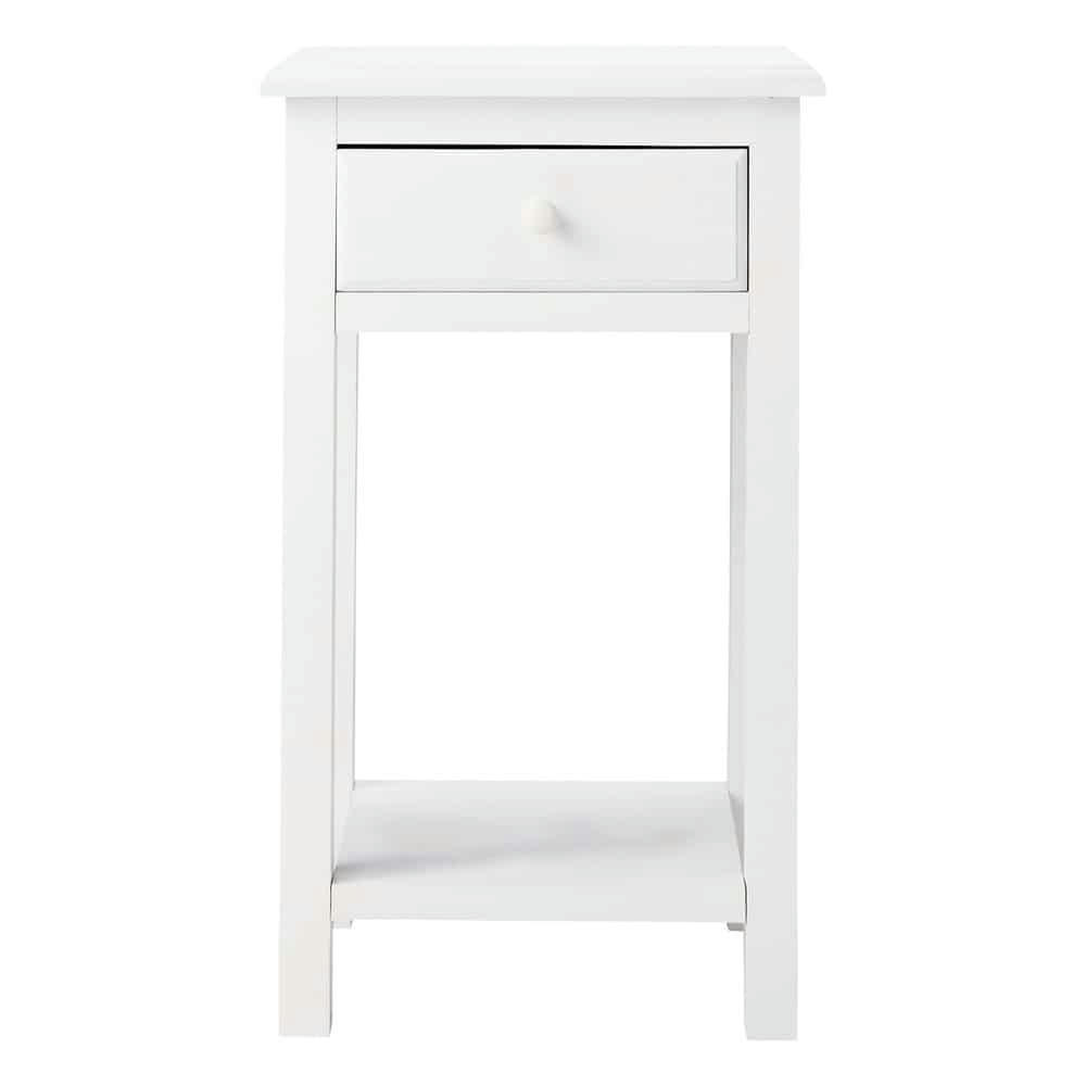 Pastel - Table de chevet 1 tiroir blanche