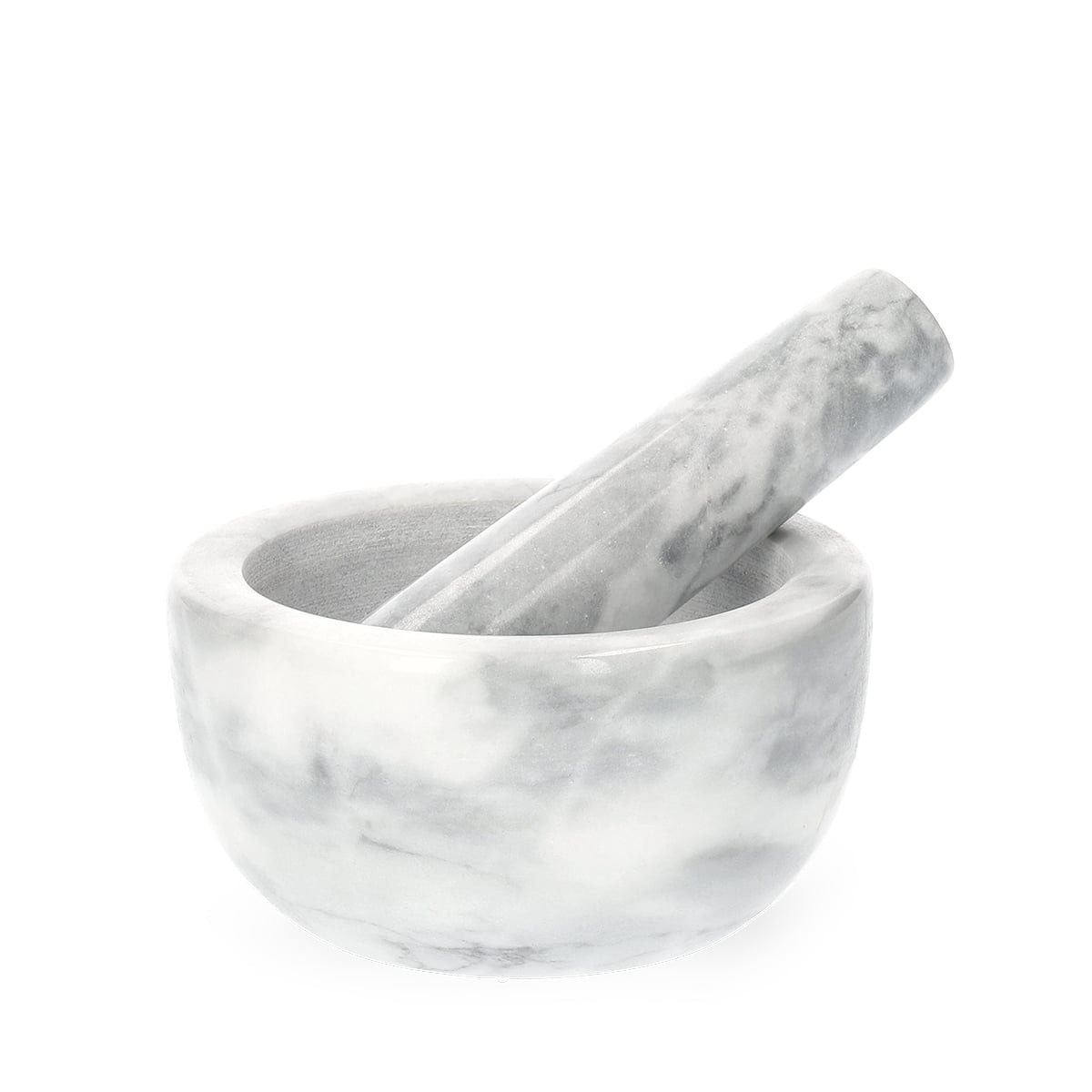 Moździerz MARBLE marmurowy biały 12 cm HOMLA