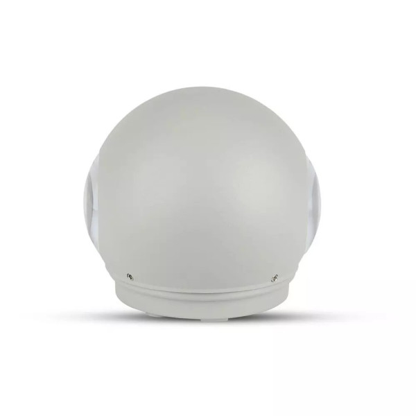 Kinkiet zewnętrzny VT-836 4000K szary LED 2x4W 476lm IP65 V-TAC