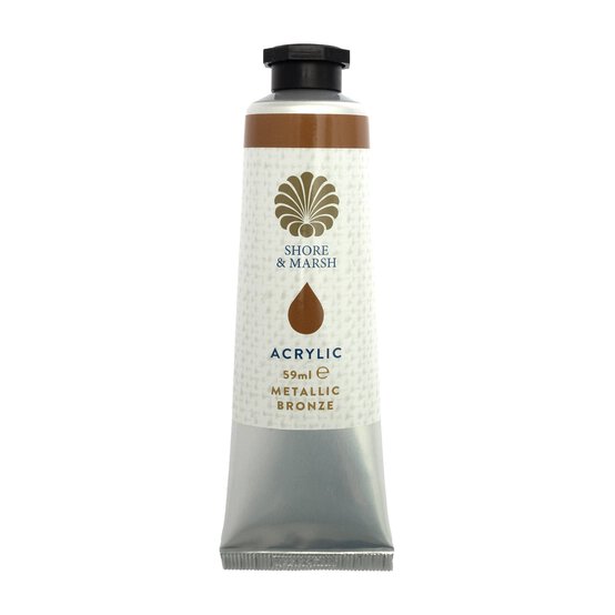 Shore & Marsh Metallic Bronze Acrylic Paint 59ml