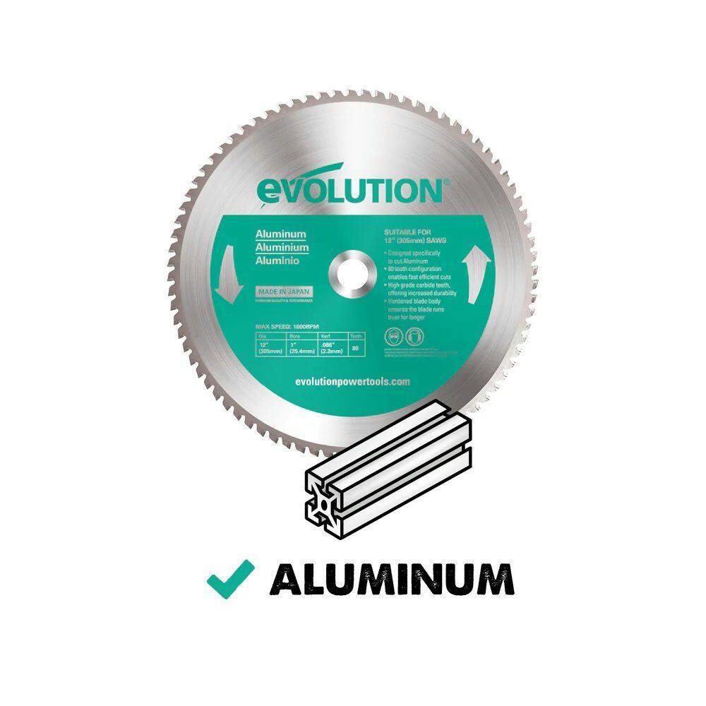 Evolution 14-in 80T Carbide Tipped Circular Saw Blade for Non-Ferrous Metal