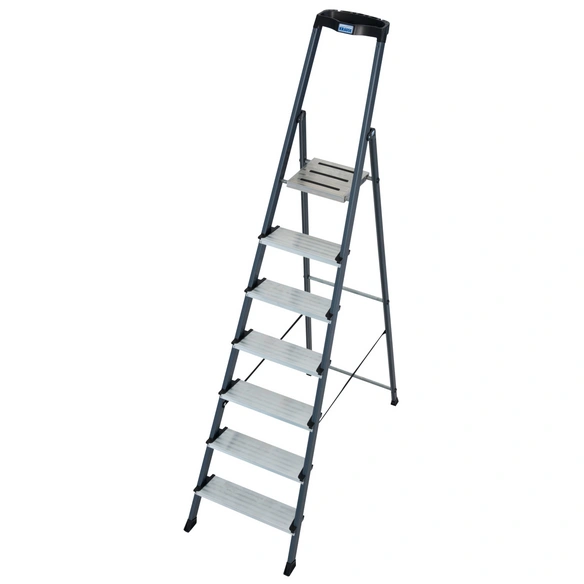 Stufen-Stehleiter »MONTO Securo«, 7 Sprossen, Aluminium