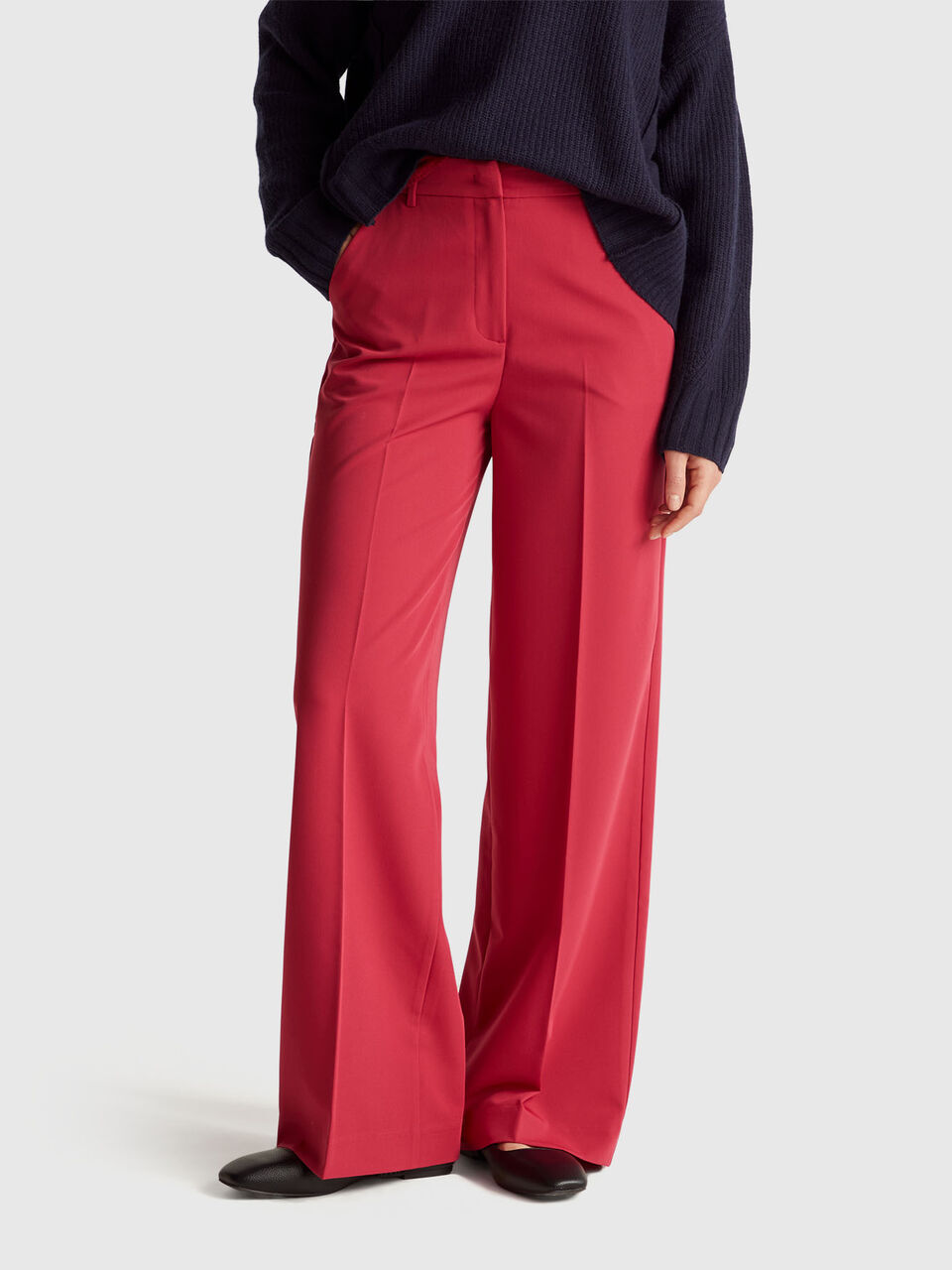 Wide flowy trousers
